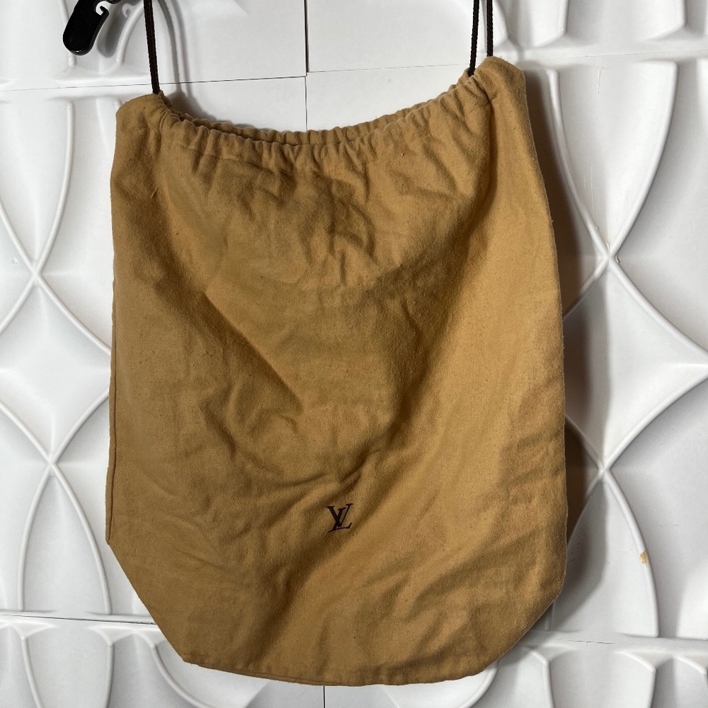 Louis Vuitton drawstring dustbag tan
